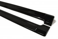 Maxton Design Side skirts extension extension black gloss - Mazda CX-7