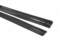 Maxton Design Side skirts extension extension black gloss - Mercedes CL-Class C215