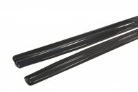 Maxton Design Side skirts extension extension black gloss - Mercedes CL-Class C215