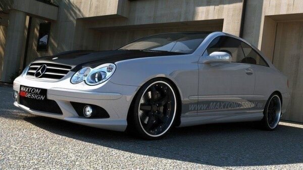 Maxton Design Side skirts extension - Mercedes CLK W209 AMG Look