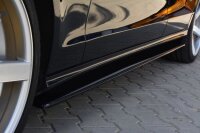 Maxton Design Side skirts extension extension black gloss - Mercedes CLS C218 AMG-Line