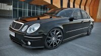 Maxton Design Seitenschweller Ansatz schwarz Hochglanz - Mercedes E-Klasse W211 AMG