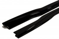 Maxton Design Side skirts extension extension black gloss - Nissan 370Z