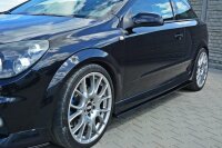 Maxton Design Seitenschweller Ansatz schwarz Hochglanz - Opel Astra H (für OPC / VXR)