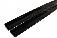 Maxton Design Side skirts extension extension black gloss - Opel Astra H (for OPC / VXR)