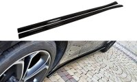 Maxton Design Side skirts extension black gloss - Opel...