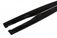 Maxton Design Side skirts extension extension black gloss - Opel Astra J OPC / VXR