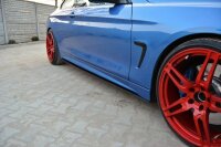 Maxton Design Racing Seitenschweller Ansatz BMW 4er F32 M...