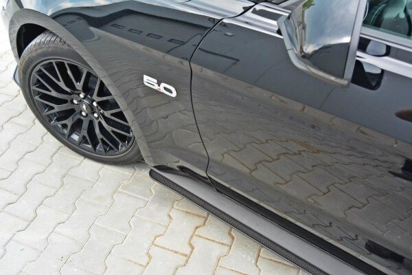 Maxton Design Sport Side skirts extension extension - Ford Mustang GT MK6