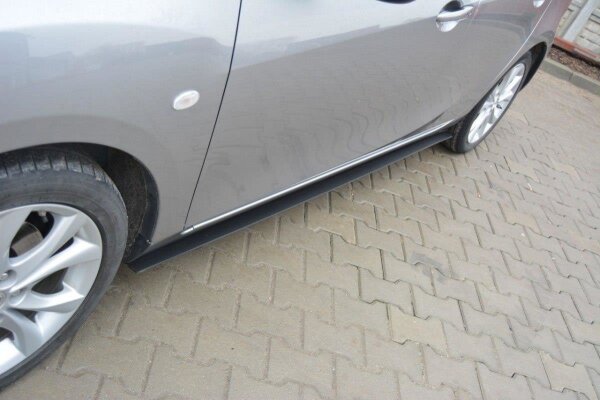 Maxton Design Racing Side skirts extension extension - Mazda 3 MK2 Sport (Pre-Facelift)