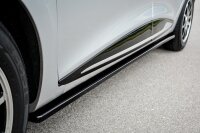 Maxton Design Side skirts extension extension black gloss - Renault Clio MK4