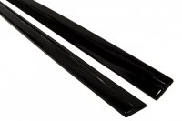 Maxton Design Side skirts extension extension black gloss - Renault Megane 3 RS