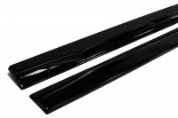 Maxton Design Side skirts extension extension black gloss - Renault Megane 3 RS