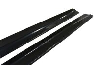 Maxton Design Side skirts extension extension black gloss - Renault Talisman