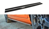 Maxton Design Side skirts extension extension black gloss...