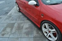 Maxton Design Side skirts extension extension black gloss - Seat Leon MK1 Cupra