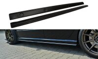 Maxton Design Seitenschweller Ansatz schwarz Hochglanz - Skoda Fabia RS MK1