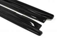 Maxton Design Side skirts extension extension black gloss - Skoda Octavia RS MK3 / MK3 FL Hatchback / Estate