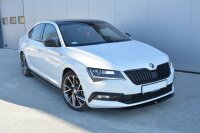 Maxton Design Seitenschweller Ansatz schwarz Hochglanz - Skoda Superb MK3