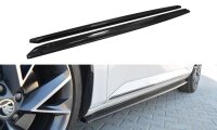 Maxton Design Side skirts extension extension black gloss...