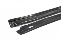 Maxton Design Side skirts extension extension black gloss - Subaru Impreza II WRX