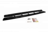 Maxton Design Side skirts extension extension black gloss - Subaru WRX STI