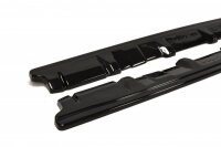 Maxton Design Side skirts extension extension black gloss - Subaru WRX STI