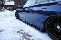 Maxton Design Side skirts extension extension black gloss - Toyota Celica T23 TS Pre-Facelift