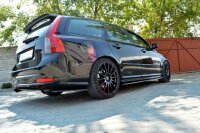 Maxton Design Seitenschweller Ansatz schwarz Hochglanz - Volvo V50F R-Design