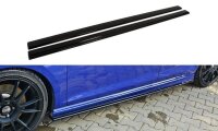 Maxton Design Side skirts extension extension V.1 black...