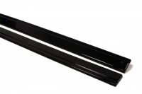 Maxton Design Side skirts extension extension V.1 black gloss - VW Golf 7 R / R-Line