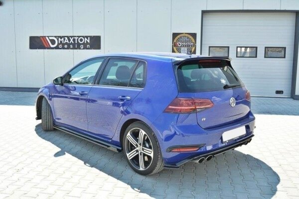 Maxton Design Seitenschweller Ansatz V.1 schwarz Hochglanz - VW Golf 7 R / R-Line Facelift