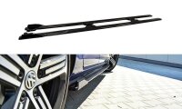 Maxton Design Side skirts extension extension V.1 black...