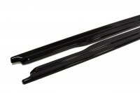 Maxton Design Side skirts extension extension black gloss - VW Passat B5