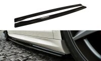 Maxton Design Seitenschweller Ansatz schwarz Hochglanz - VW Passat CC R36 RLINE (Pre-Facelift)