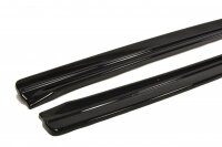 Maxton Design Side skirts extension extension black gloss - VW Passat CC R36 R-Line (Pre-Facelift)