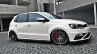 Maxton Design Seitenschweller Ansatz schwarz Hochglanz - VW Polo MK5 GTI Facelift