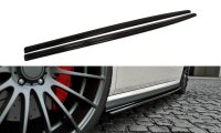 Maxton Design Side skirts extension extension black gloss - VW Polo MK5 GTI Facelift