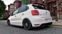 Maxton Design Side skirts extension extension black gloss - VW Polo MK5 GTI Facelift