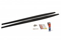 Maxton Design Side skirts extension extension black gloss - VW Scirocco R