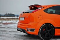 Maxton Design Diffuser rear extension black gloss - Ford Focus ST MK2