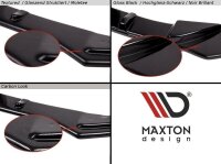 Maxton Design Diffuser rear extension black gloss - Ford Focus ST MK2