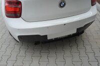 Maxton Design Rear extension Diffuser rear bumper & Flaps - BMW 1 Series F20/F21 M-Power (Pre-Facelift)