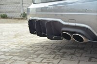 Maxton Design Rear extension Diffuser rear bumper V.1 - Mercedes C W204 AMG-Line (Facelift)