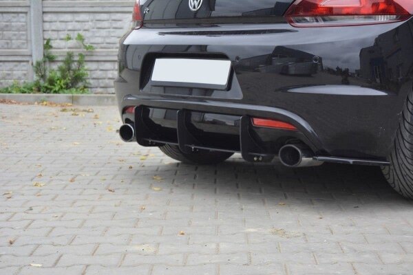 Maxton Design Heckansatz Diffusor Heckschürze & Flaps - VW Scirocco R