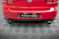 Maxton Design Rear extension Diffuser rear bumper & Flaps - VW Golf 6 GTI / 35th