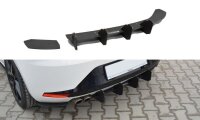 Maxton Design Diffuser rear extension Rear bumper - Seat Leon III FR