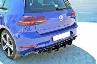 Maxton Design Diffusor Heckansatz für Heckschürze - VW Golf 7 R Facelift