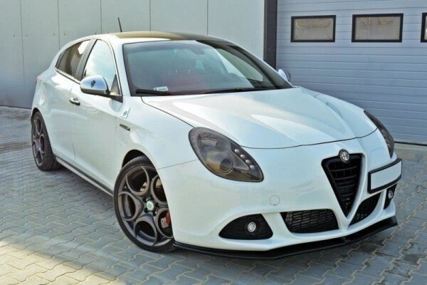 Maxton Design Front extension V.1 black gloss - Alfa Romeo Giulietta