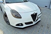 Maxton Design Front extension V.1 black gloss - Alfa Romeo Giulietta